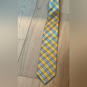 Brooks Brothers Yellow Plaid Men's Tie